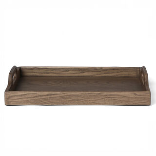 هومز صينية تقديم مغربية نحاس مطلي ذهبي بمقابض، 40*30*6.5سم