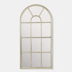 "Homez MDF wooden wall mirror, white, 70*140 cm image number 0