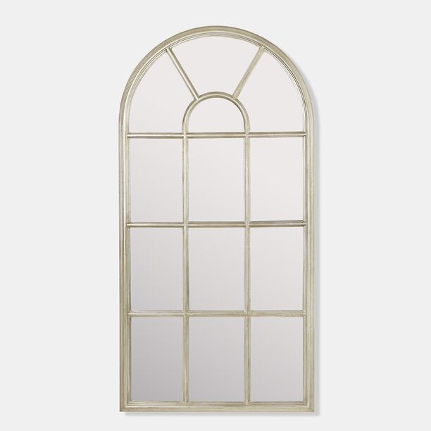 "Homez MDF wooden wall mirror, white, 70*140 cm image number 0