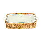 Rectangle Casserole  17" With Lid And Sea image number 2