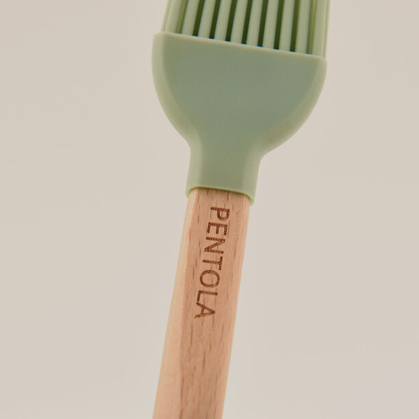 Pentola silicone mini brush, green 17.7*2.8*1cm image number 3