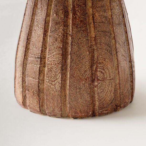 Homez decoration mushroom figurine resin wood grain image number 3