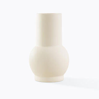 Homez Clay Pot Vase 20*20*30Cm, White