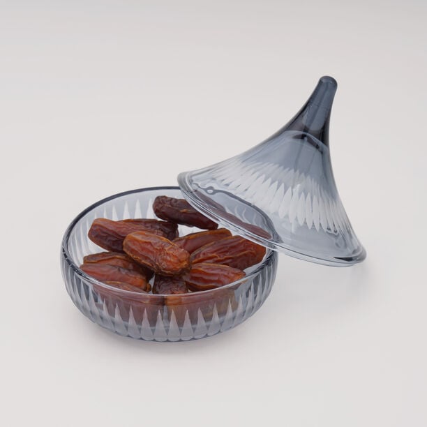 Dallaty Glass Date Bowl 15ml, Grey image number 0