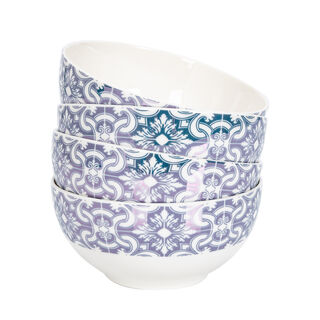 La Mesa Portu Casa 4 Pieces Set 5.5" Bowl New Bone