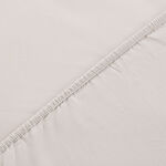Boutique Blanche Fitted Sheet 100% Cotton Super King 200TC Percale Grey 200*200Cm image number 1