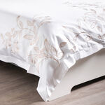 Boutique Blanche 4pcs duvet set queen size 200*240cm, white image number 1