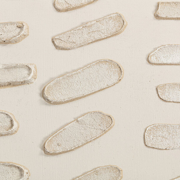 هومز لوحة جدارية كانفاس بإطار خشبي، بيج 80*100سم image number 3