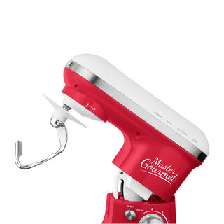 Sencor red stainless steel stand mixer 600W, 4L