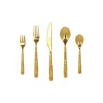 La Mesa gold stainless steel cutlery set 20 pc image number 2