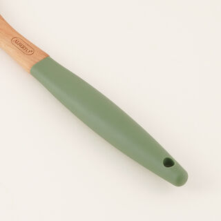 Alberto Wooden Pasta Serving Spoon, Green, 38 Cm