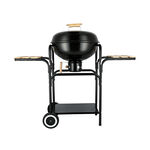 18" trolley kettle grill in black image number 1