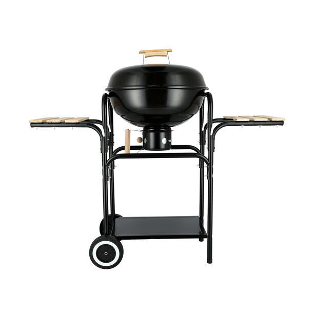 18" trolley kettle grill in black image number 1