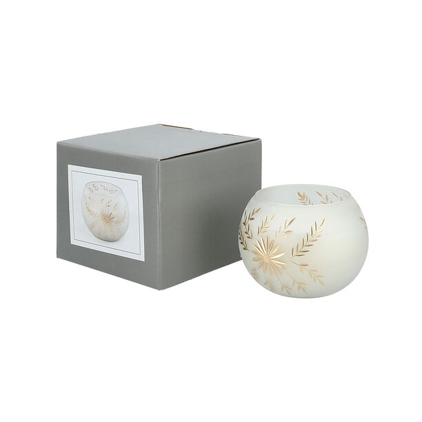 Glass Secented Jar Candle Songs Of Musk And Oud Fragrance 15.2*12 cm image number 3