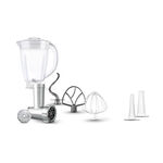 Sencor white stainless steel 3 in 1 stand mixer 1000W, 5.5L image number 7