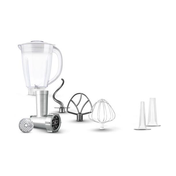 Sencor white stainless steel 3 in 1 stand mixer 1000W, 5.5L image number 7