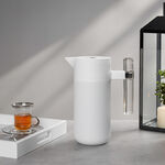 Steel Vacuum Flask 1.2L Arab Graph White image number 0