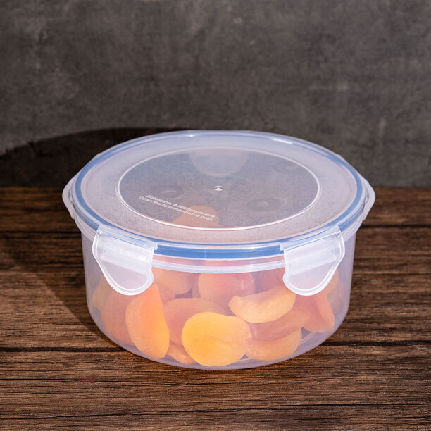 Alberto Plastic Food Saver Round Shape V:1.5L Blue Lid image number 3