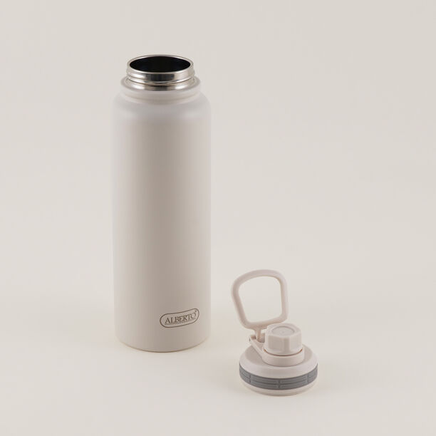 "Alberto stainless steel water bottle, beige, 1000ml image number 0