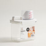 Pentola plastic grains dispenser with spout and cup 1.1L image number 0