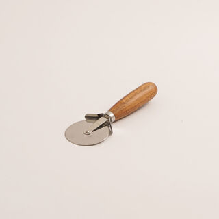 Alberto pizza plate dark brown acacia wood 48*35*1.5 cm with cutter