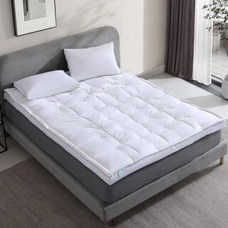 Cottage plush mattress topper with a down proof finish 160*200*10cm