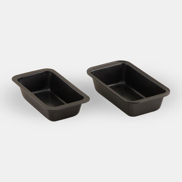 Alberto Bakeware Set Carbon Steel Black 42.8*28.8*11 Cm 6 Pcs image number 2