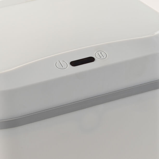 Homez 12L White Square Smart Sensor Trash Can image number 2
