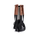 6PCS UTENSIL SET BIG HDL with ROTATING STAND NEW image number 1