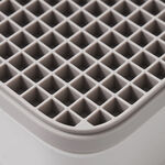 ألبرتو قالب مكعبات ثلج سيليكون 186 مكعب 22.1*11.9*9.4سم، رمادي image number 3