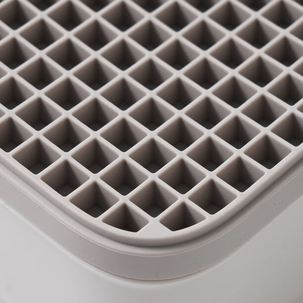 ألبرتو قالب مكعبات ثلج سيليكون 186 مكعب 22.1*11.9*9.4سم، رمادي image number 3