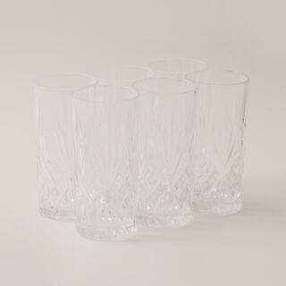 RCR melodia collection, set of 18 glass cups