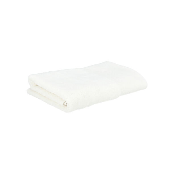 Embroidered Border Cotton Bath Towel 70*140 cm Beige image number 0