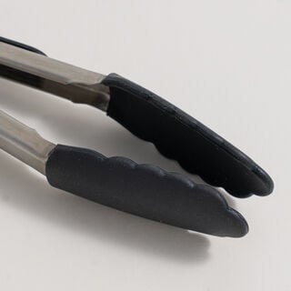 أوكسو ملقط طهي ستانلس ستيل 23سم، أسود