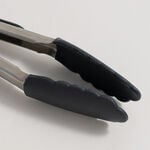 OXO stainless steel locking tongs 23cm, black image number 3