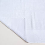 Cotton embroidered white bath towel,70*140 cm image number 1