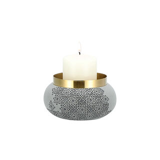 Sarab Ceramic Candle Holder 15*15*7 Cm