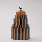 Homez Samrah Collection Decoration Item, Black & Brown, 13*20 Cm image number 0