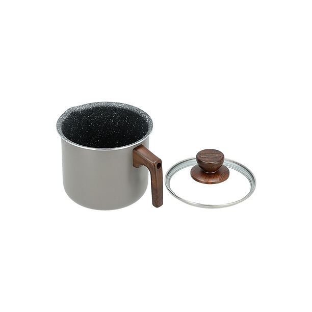 Alberto Milk Pot with Glass Lid Brown 14* 12.5cm image number 3