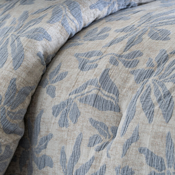 Boutique blanche cotton jacquard 3pc super king comforter set, 250*260cm, blue image number 5