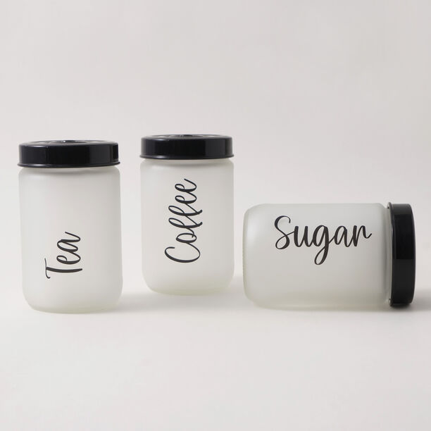 Alberto 3Pcs Glass Canister Set 660 Ml image number 7