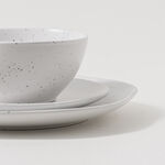La Mesa white 18 pcs stoneware dinner set image number 5