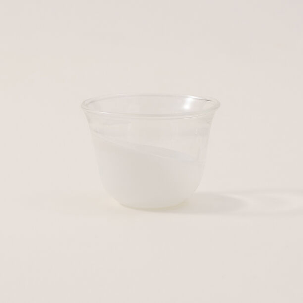 دلتي فناجين قهوة زجاجية 6 قطع باللون الأبيض image number 2