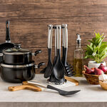 6 Pcs Cooking Utensils With Rotating Stand image number 0