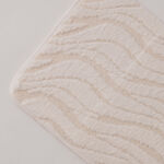 كوتاج دعاسة حمام من الفرو الصناعي، أبيض 40*60 سم image number 1