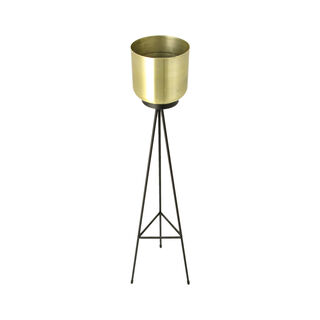 Metal Planter Gold 