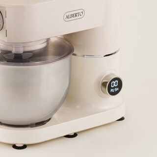 Alberto stand mixer plastic white 6L 1000W