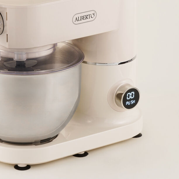 Alberto stand mixer plastic white 6L 1000W image number 1