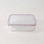 Glasslock rectangular glass container 715ml image number 0