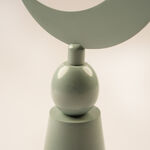 Homez Metal Ramadan Crescent Moon With Spherical Base, Green 32*8*15Cm image number 1